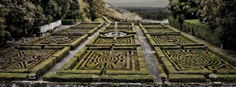 giardino del castello  ruspoli di vignanello