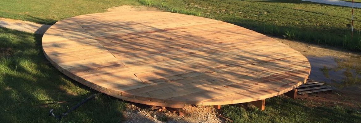 camminamento in legno